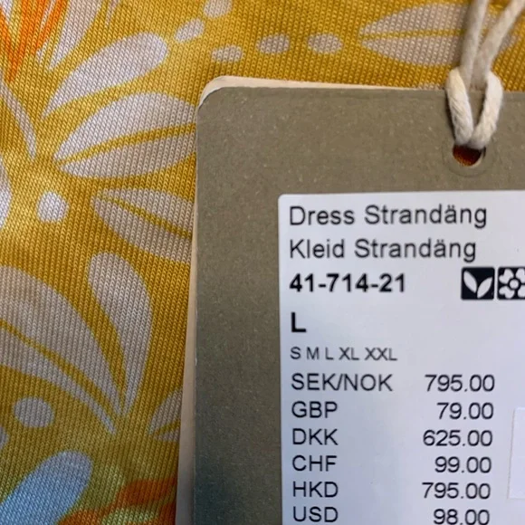 Floral Yellow Dress - Picture 4 of 7